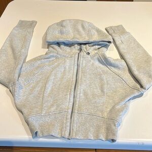 Lululemom Scuba Full Zip Cropped Hoodie